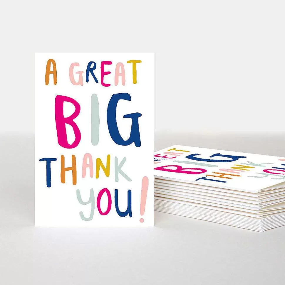 Discount A Great Big Thank You Notecards Pack Of 10 Thank You Cards