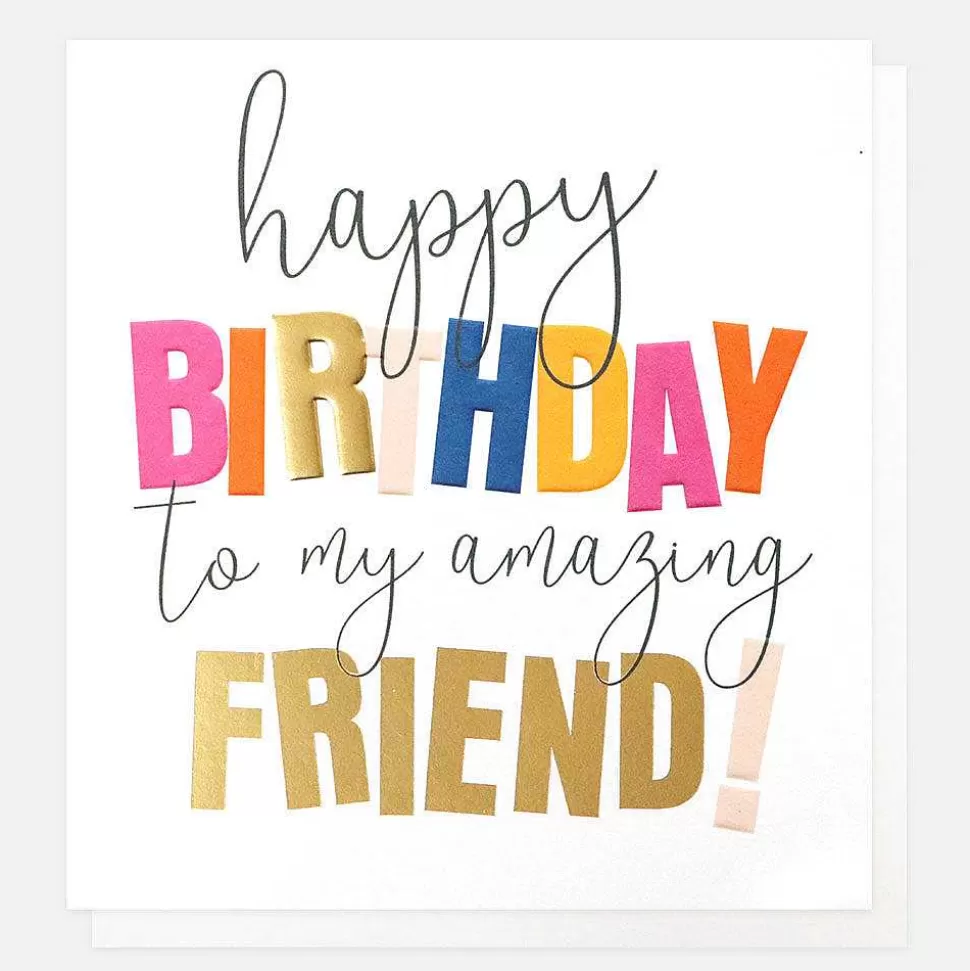 Discount Amazing Friend Birthday Card For Friend For Her