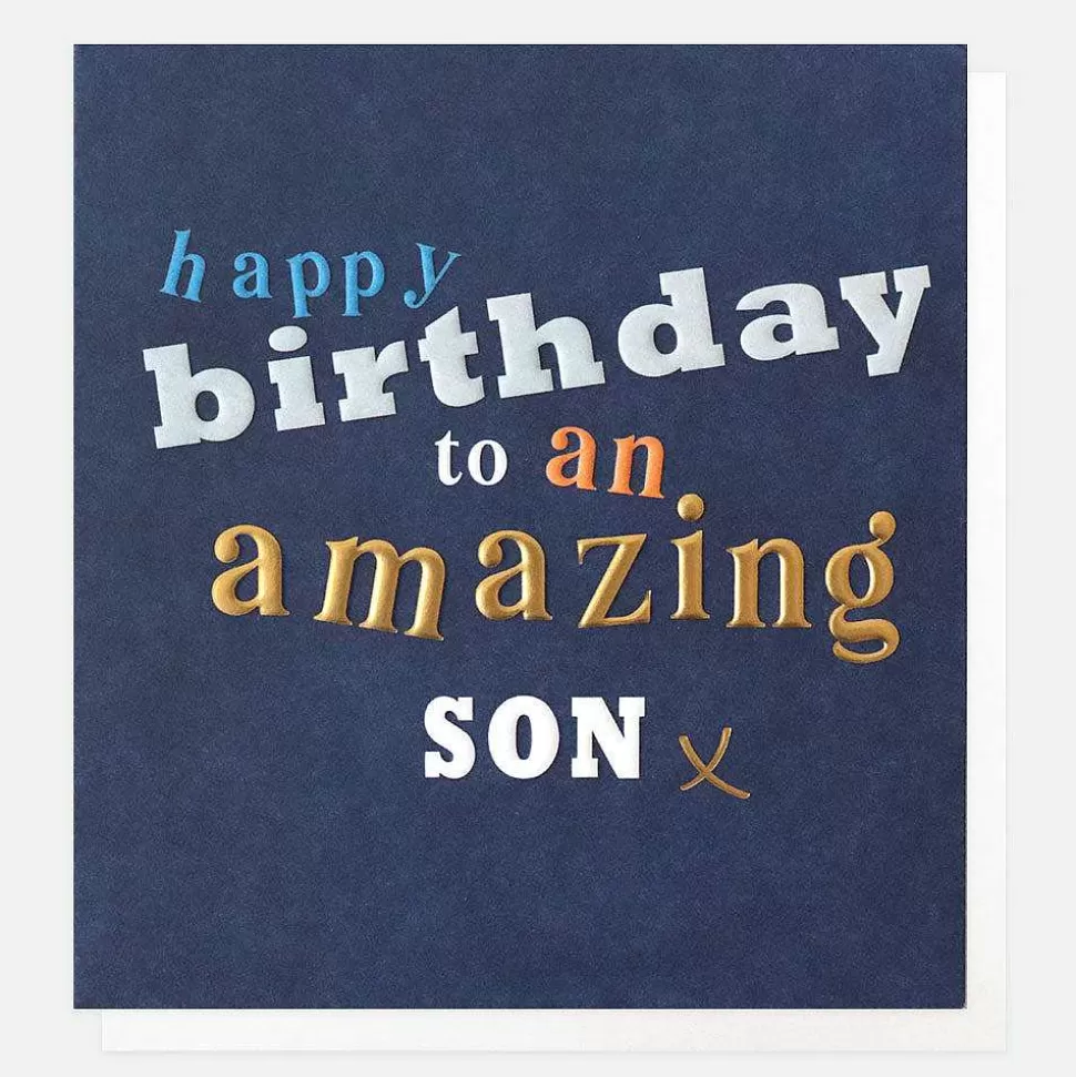 Hot Amazing Happy Birthday Card For Son Male Relation
