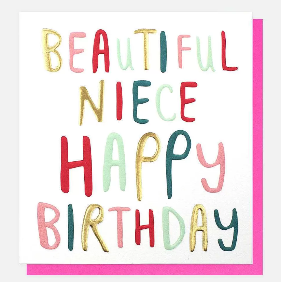 Cheap Beautiful Birthday Card For Niece Female Relation