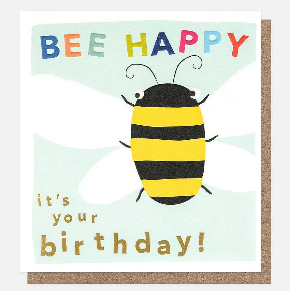 Cheap Bee Happy It's Your Birthday Bumblebee Birthday Card For Kids