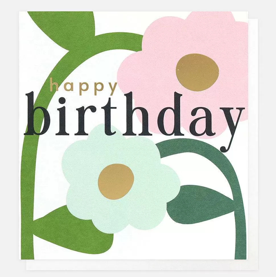 Clearance Bendy Daisies Birthday Card For Her