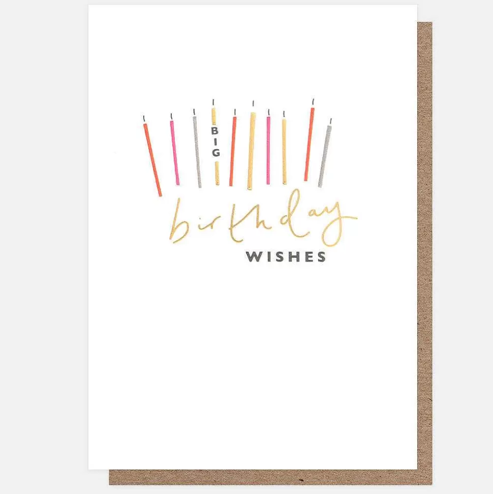 Discount Big Candles Birthday Card For Her
