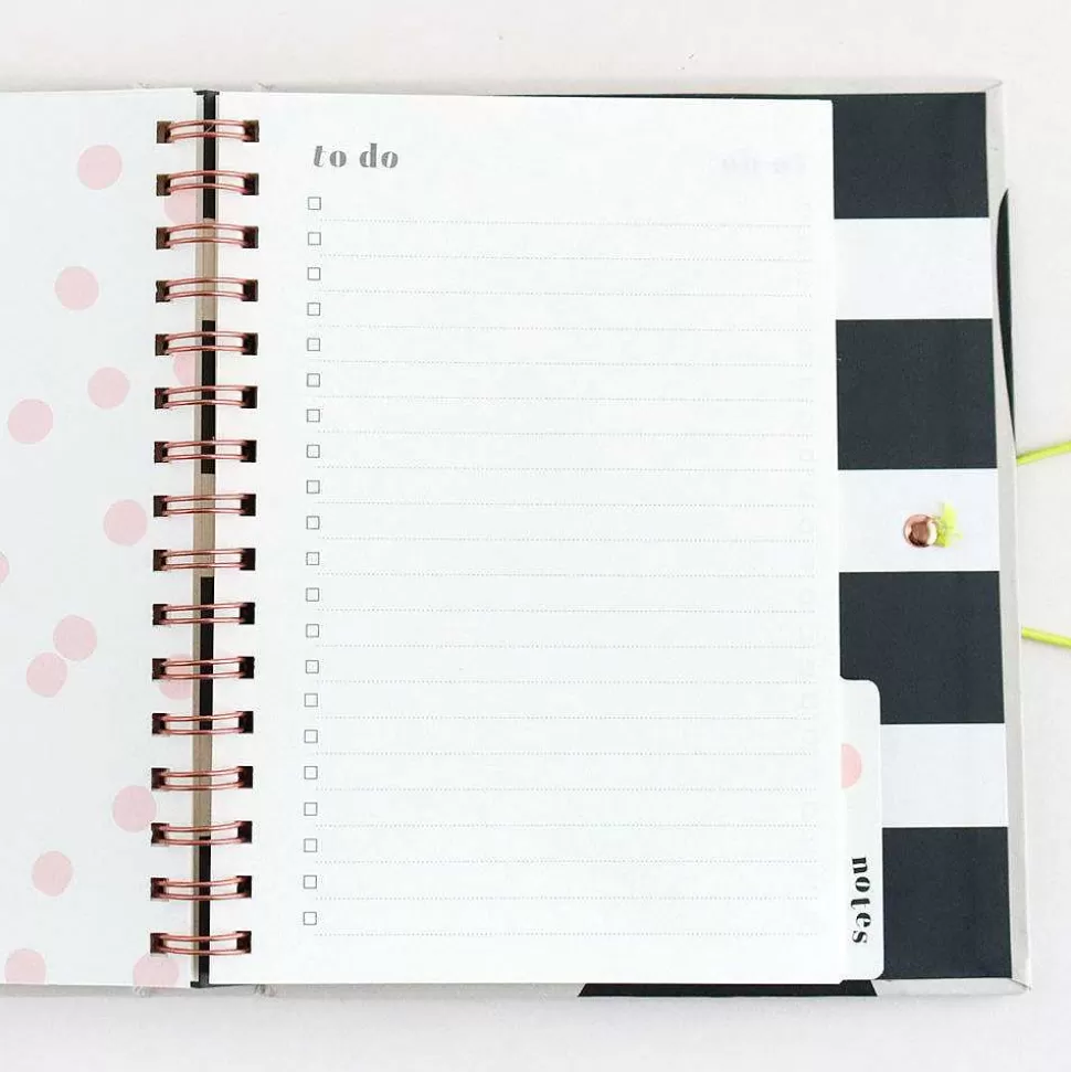 Clearance Big Charcoal Heart Organiser Journals & Planners