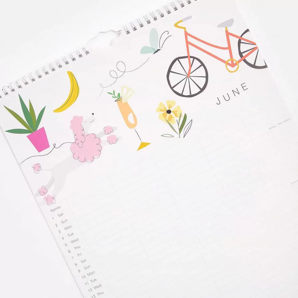 Sale Bits & Bobs 2024 A3 Family Calendar Calendars & Diaries