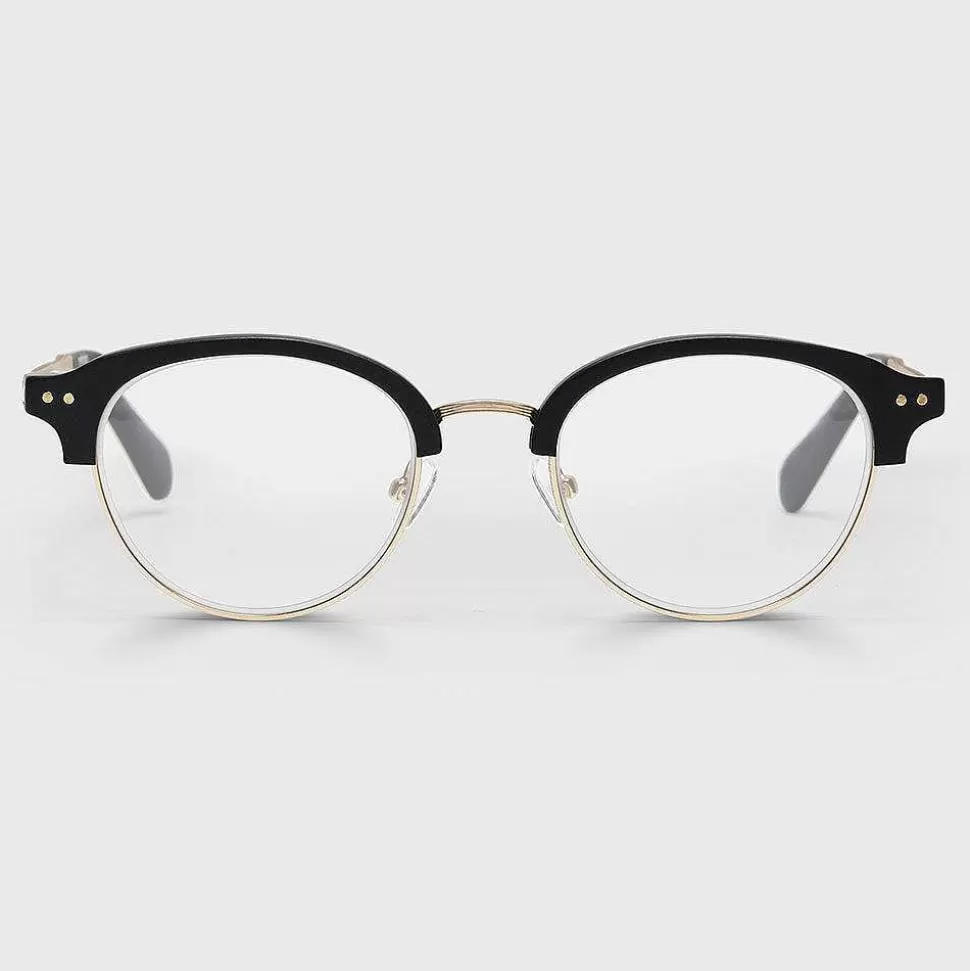 Outlet Black 'Dial Up' Reading Glasses Glasses