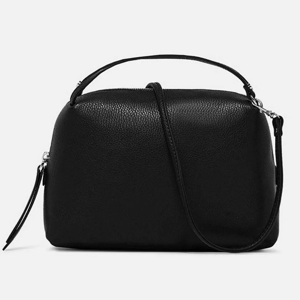 Outlet Black Leather Large Alifa Bag Handbags