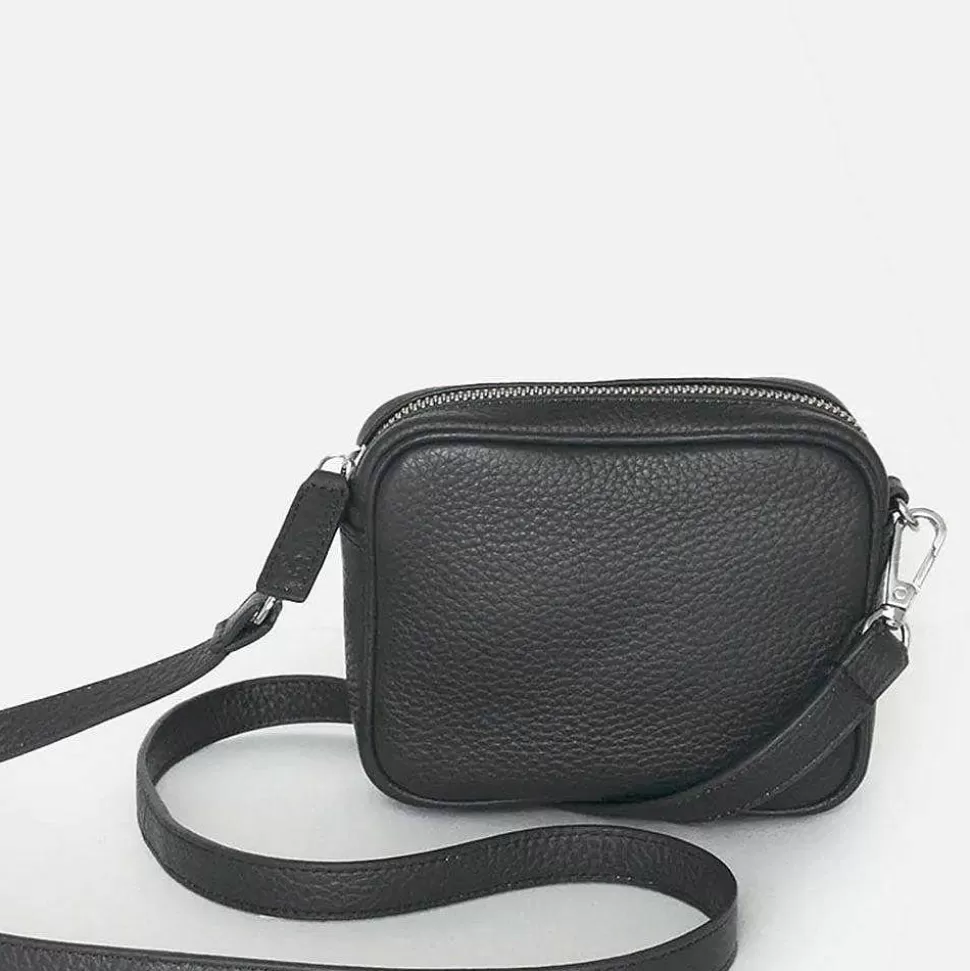 Cheap Black Leather Mini Camera Bag Shoulder Bags