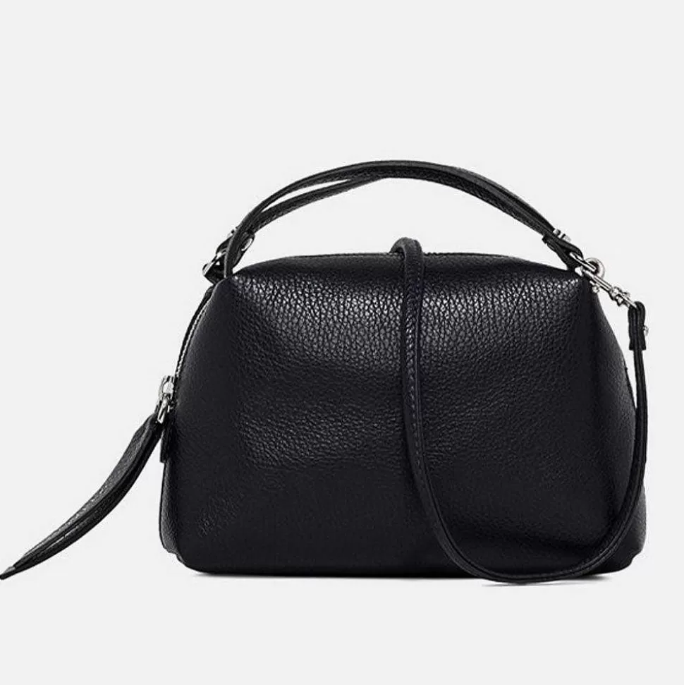 Cheap Black Leather Small Alifa Bag Crossbody Bags