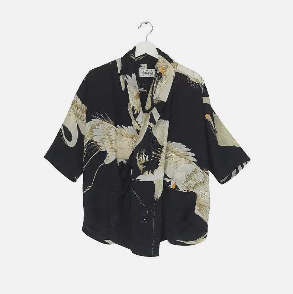 Best Sale Black Stork Lightweight Top Loungewear
