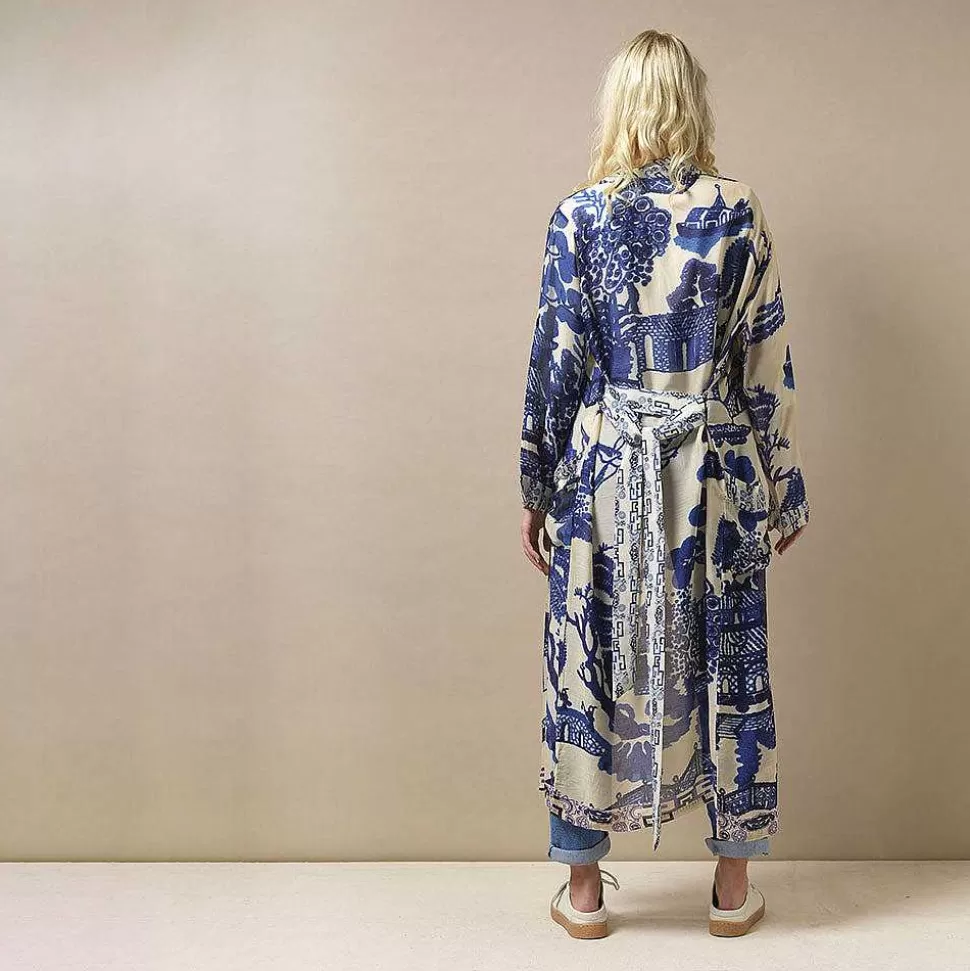 Shop Blue Giant Willow Lightweight Dressing Gown Loungewear