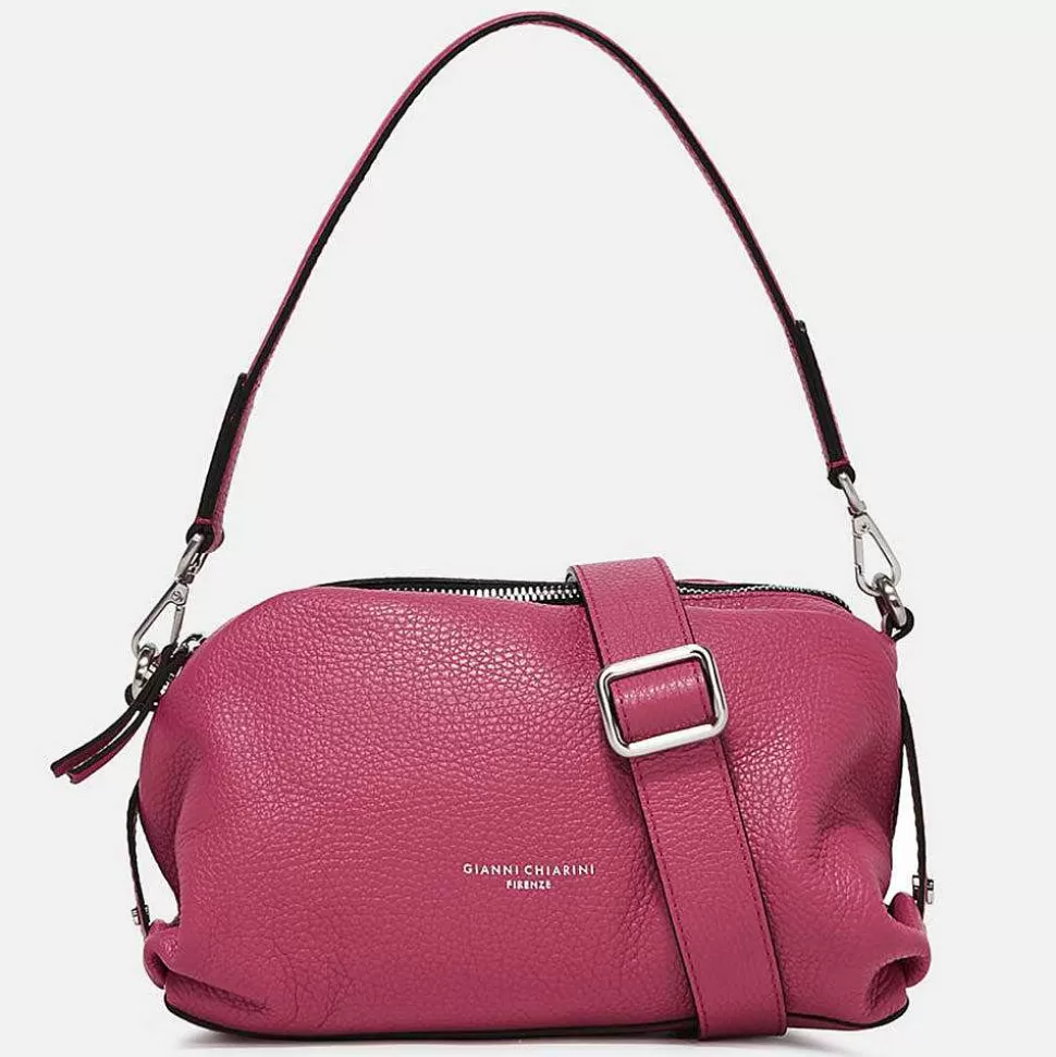 Cheap Bright Pink Leather Becka Crossbody Bag Shoulder Bags