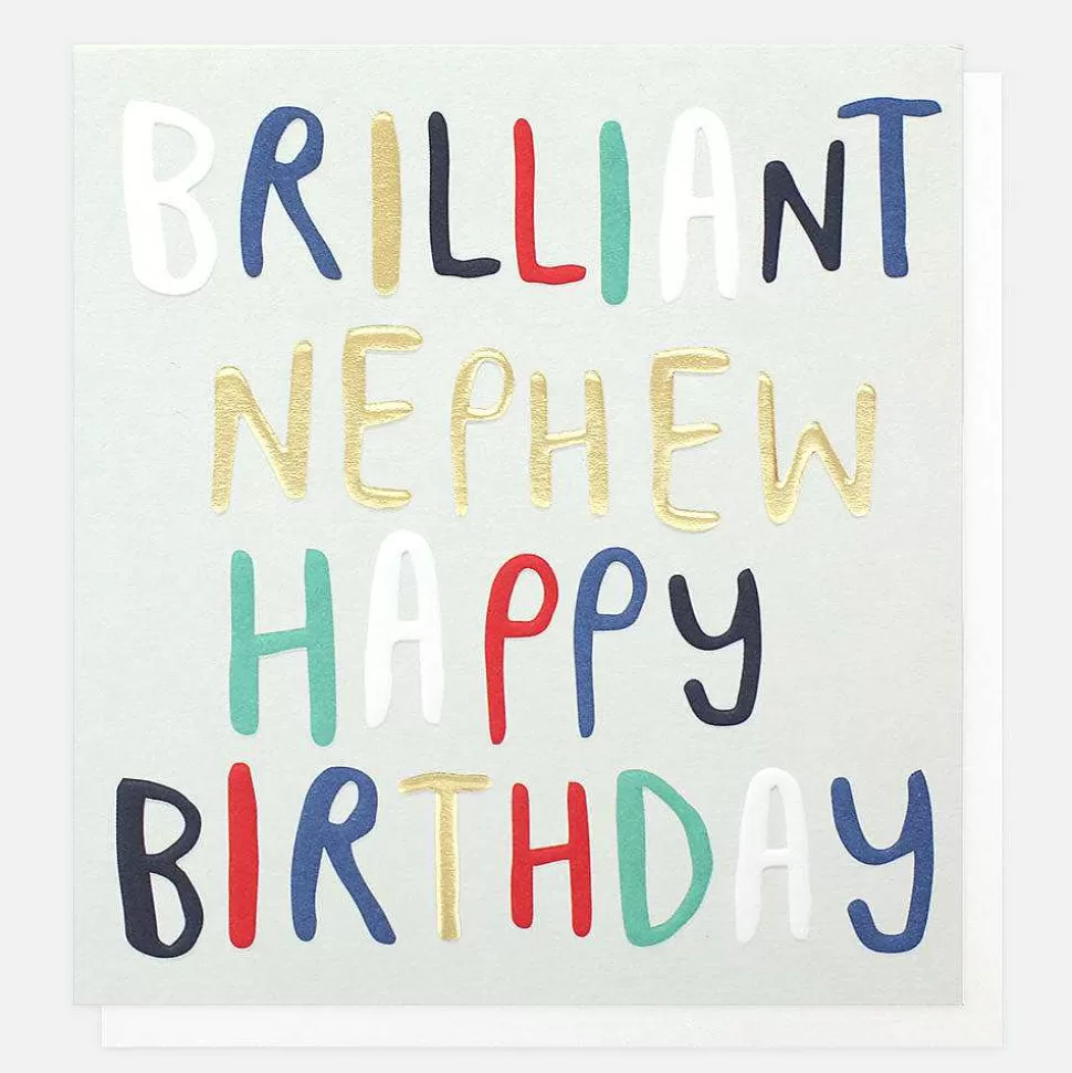 New Brilliant Birthday Card For Nephew Male Relation