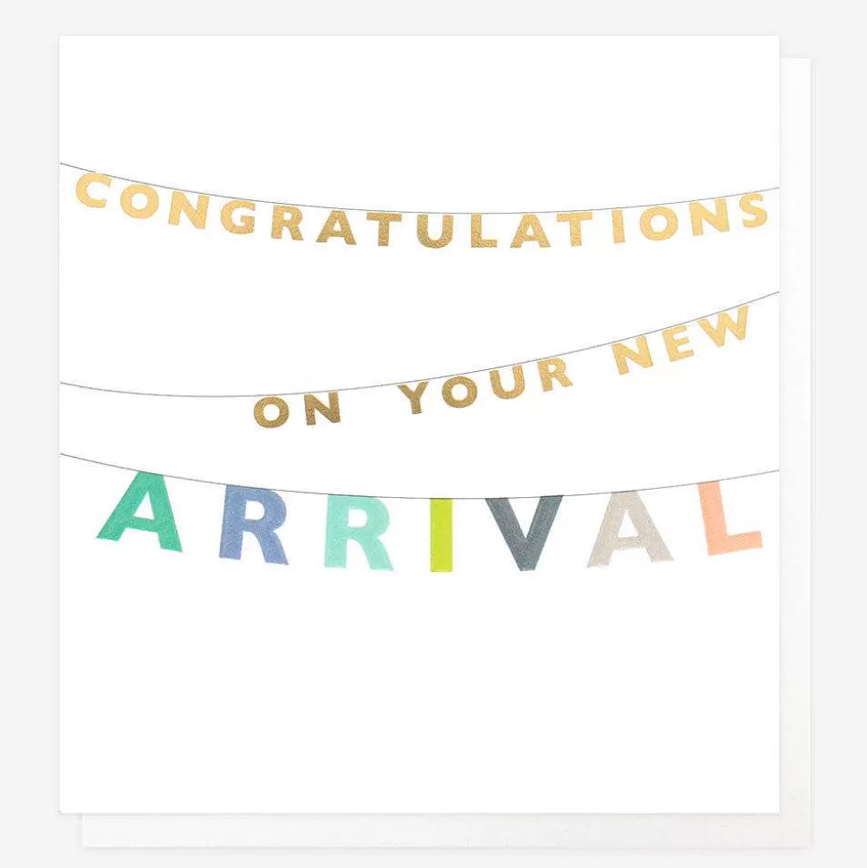 Cheap Bunting Congratulations On Your New Baby Card New Baby Cards