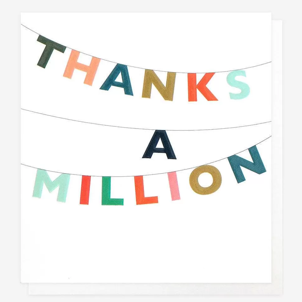 Flash Sale Bunting Thank You Card Thank You Cards