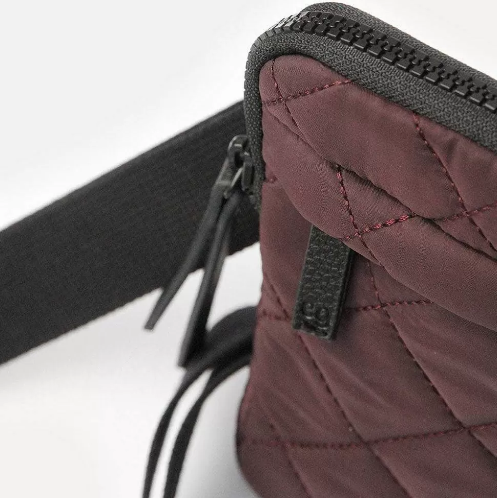 New Burgundy Quilted Phone Pouch Bag Phone Pouch Bags