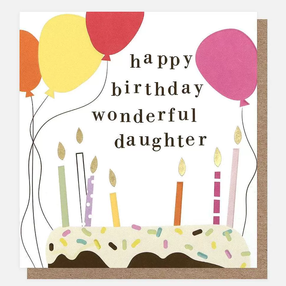 Flash Sale Cake Birthday Card For Daughter Female Relation