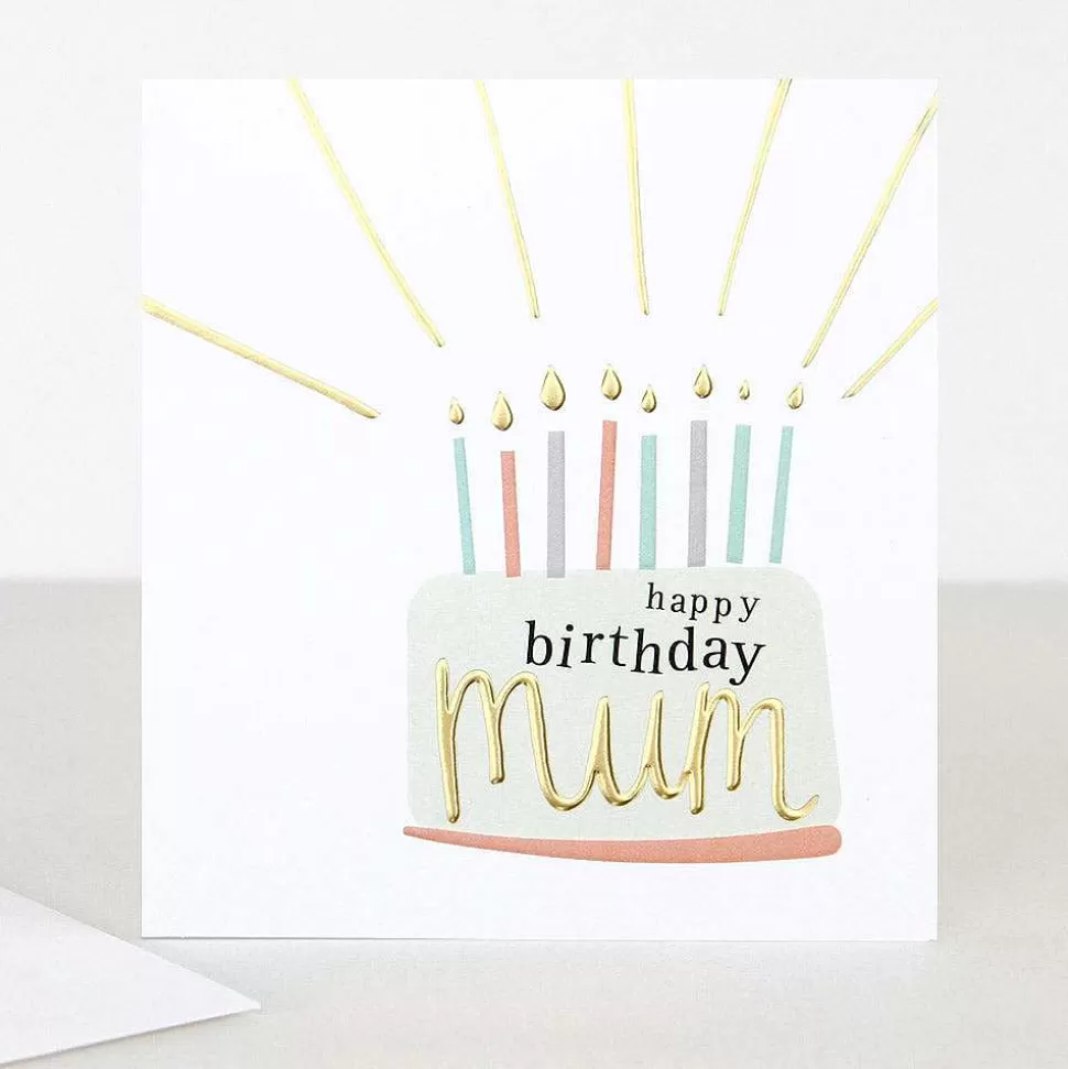 Flash Sale Cake Birthday Card For Mum Female Relation