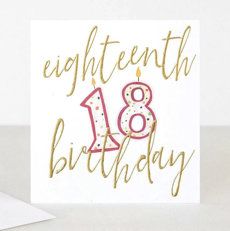 Clearance Candles 18Th Birthday Card By Age