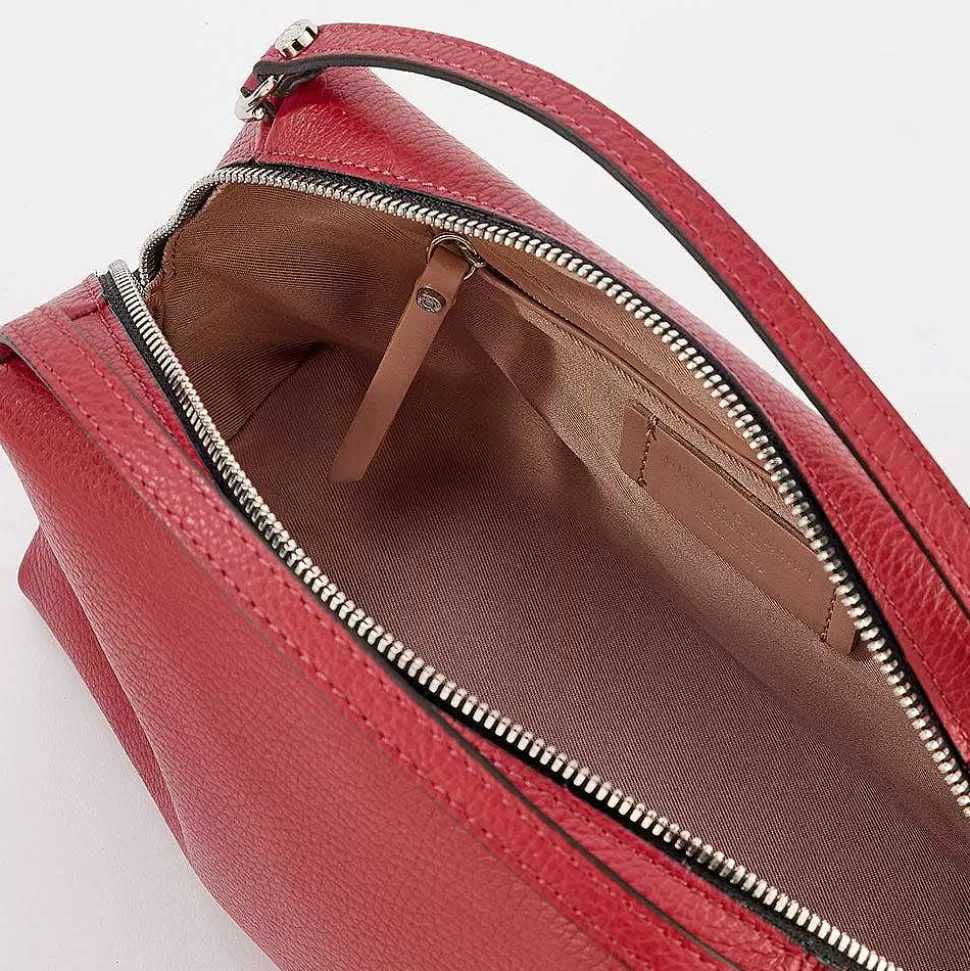 Cheap Ceralacca Red Leather Alifa Large Bag Shoulder Bags