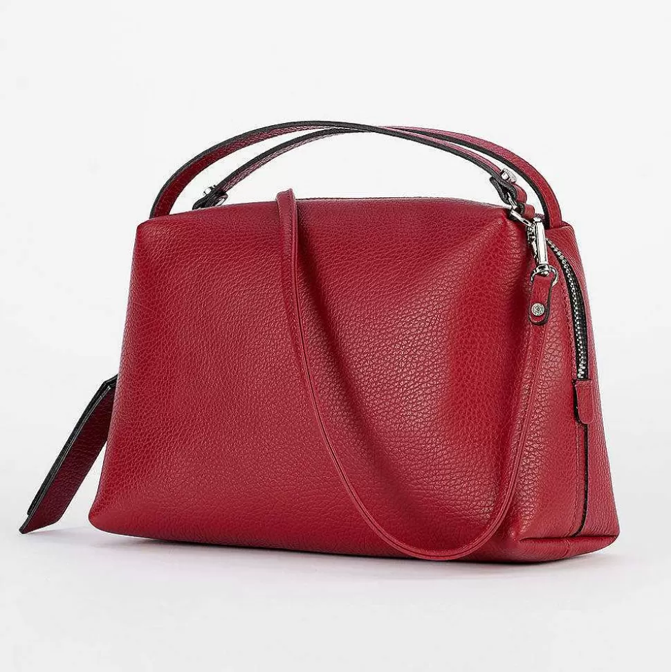 New Ceralacca Red Leather Alifa Large Bag Handbags