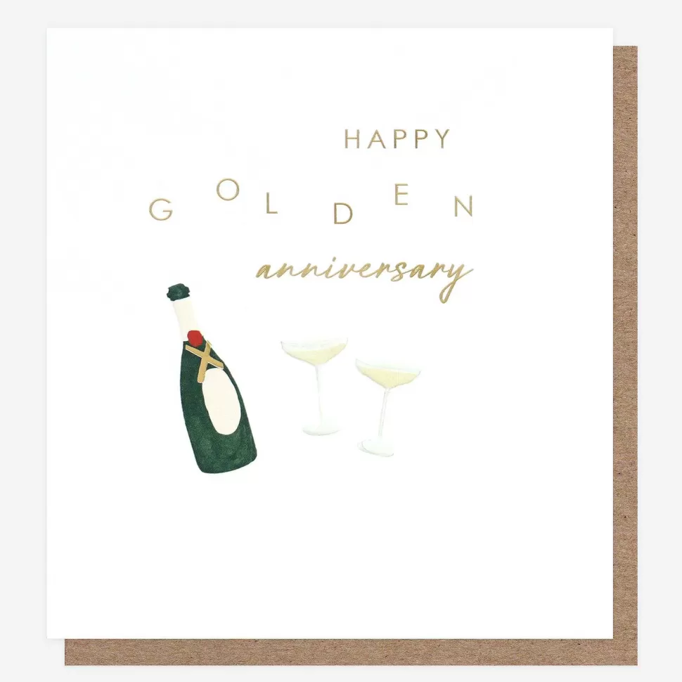 Best Champagne Golden Anniversary Card Anniversary Cards