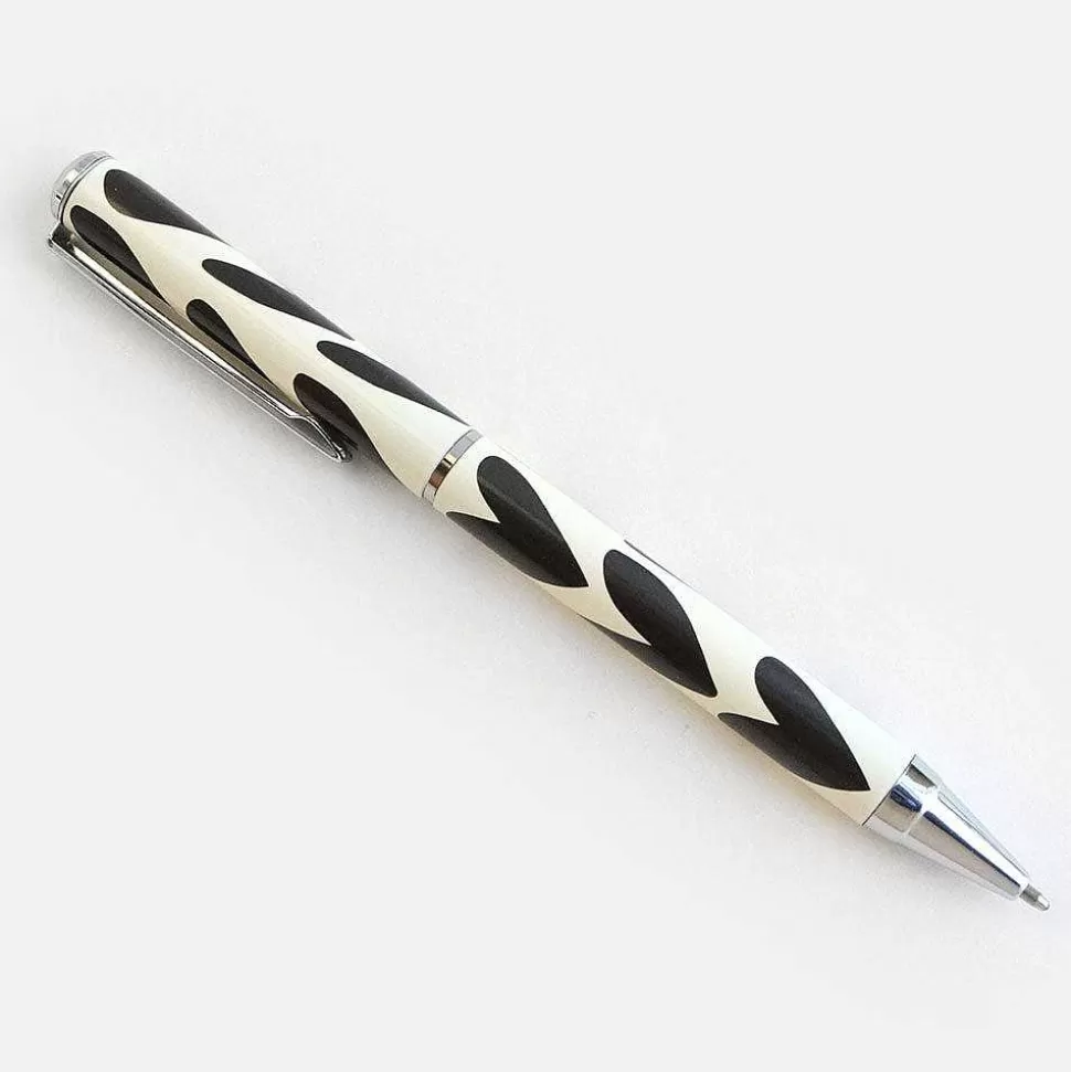 Best Sale Charcoal Heart Boxed Pen Pens