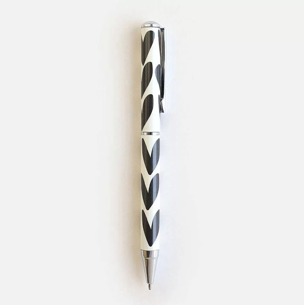 Best Sale Charcoal Heart Boxed Pen Pens