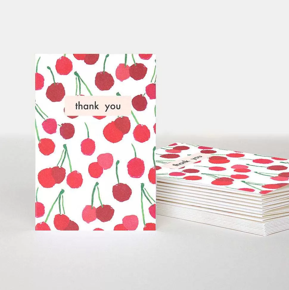 Fashion Cherries Thank You Notecards Pack Of 10 Packs Of Cards