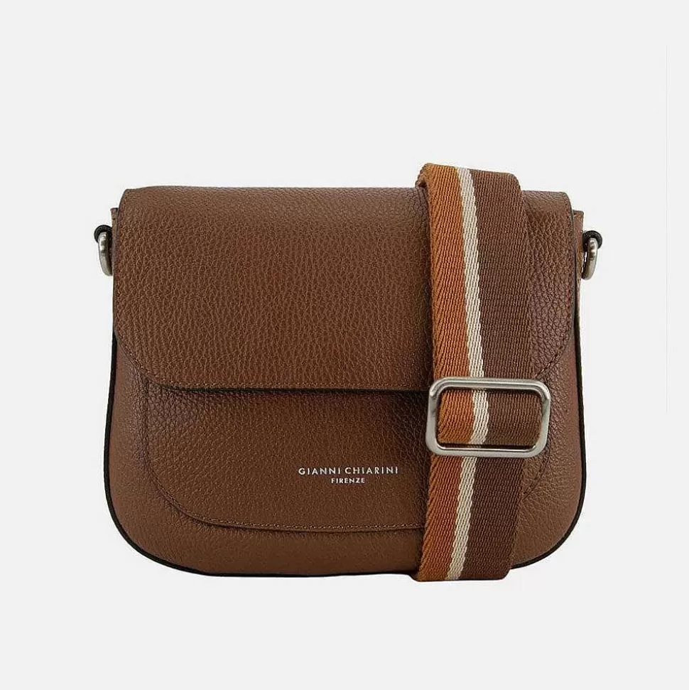 Fashion Choc Leather Ally Flap Bag Crossbody Bags