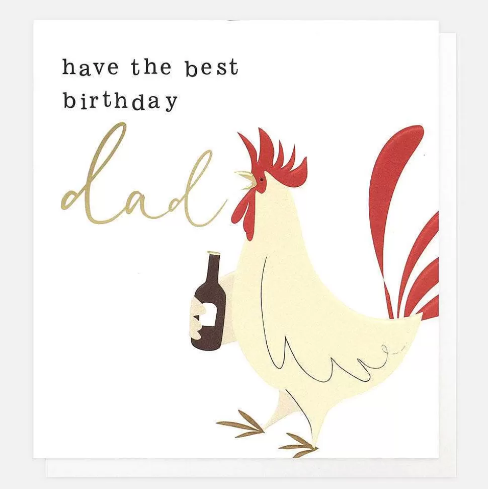 Cheap Cockerel Birthday Card For Dad Male Relation