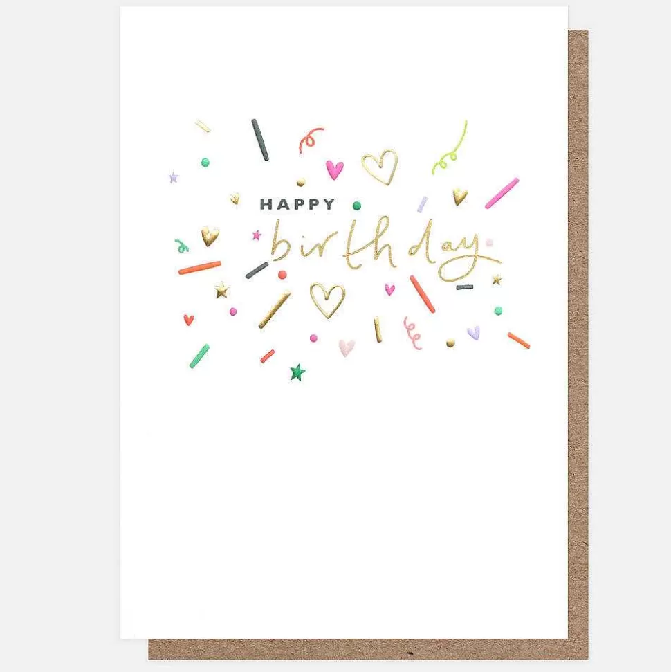 Best Colourful Confetti Birthday Card For Her