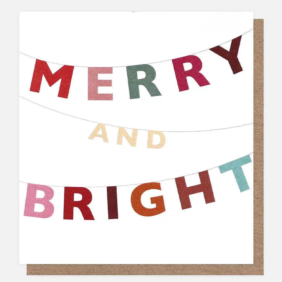 Best Cut Out Trees And Bunting Charity Christmas Cards Pack Of 8 Christmas Cards