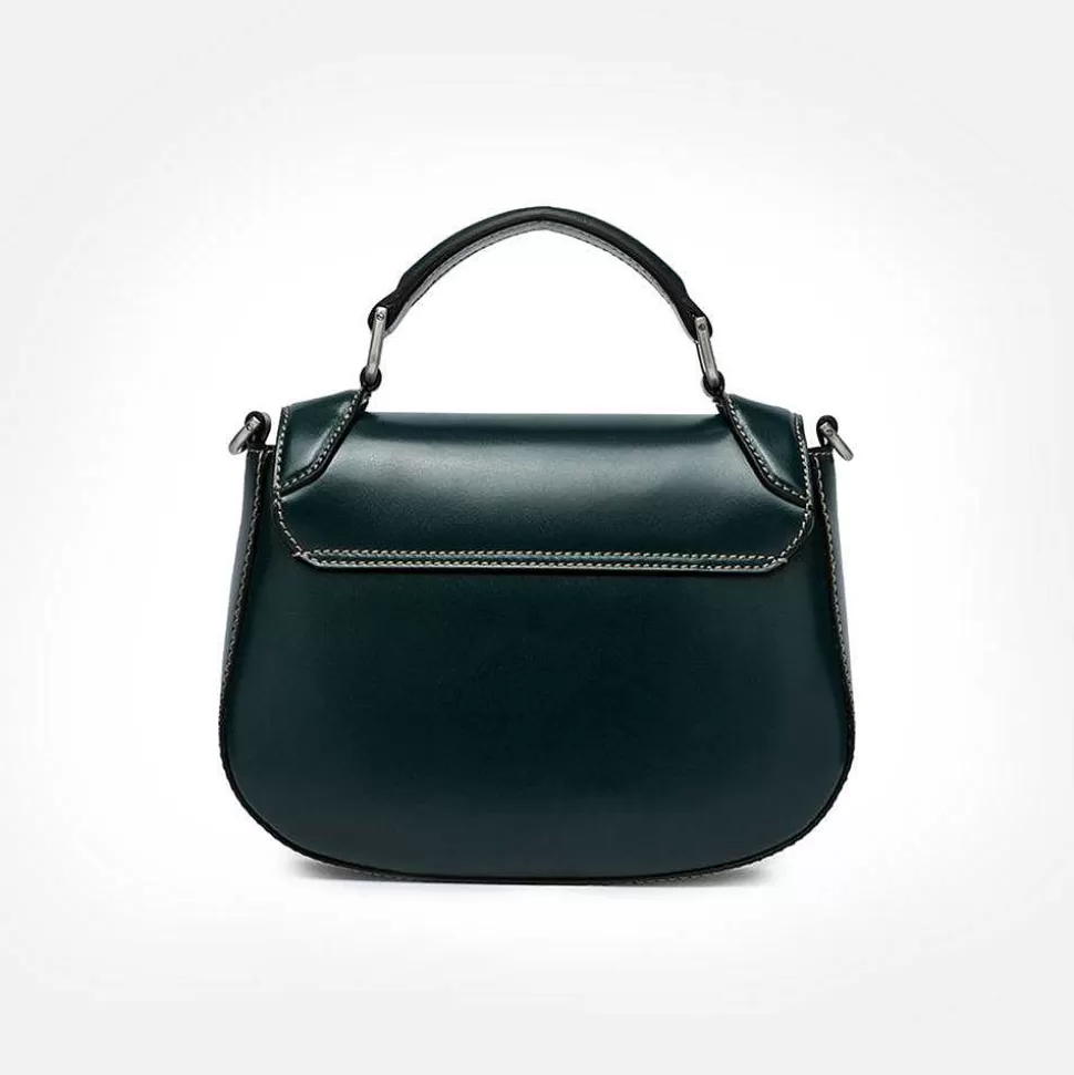 Cheap Dark Green Leather Grace Bag Colourful Bags