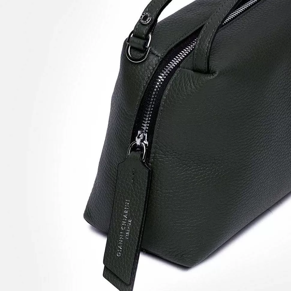 Best Sale Deep Green Leather Large Alifa Bag Colourful Bags