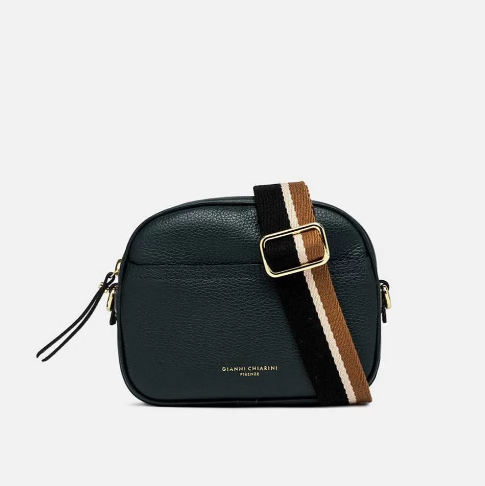 New Deep Green Leather Nina Camera Bag Colourful Bags