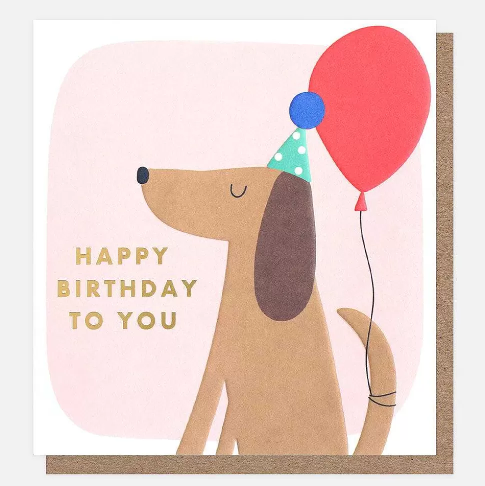 New Dog Birthday Card For Kids