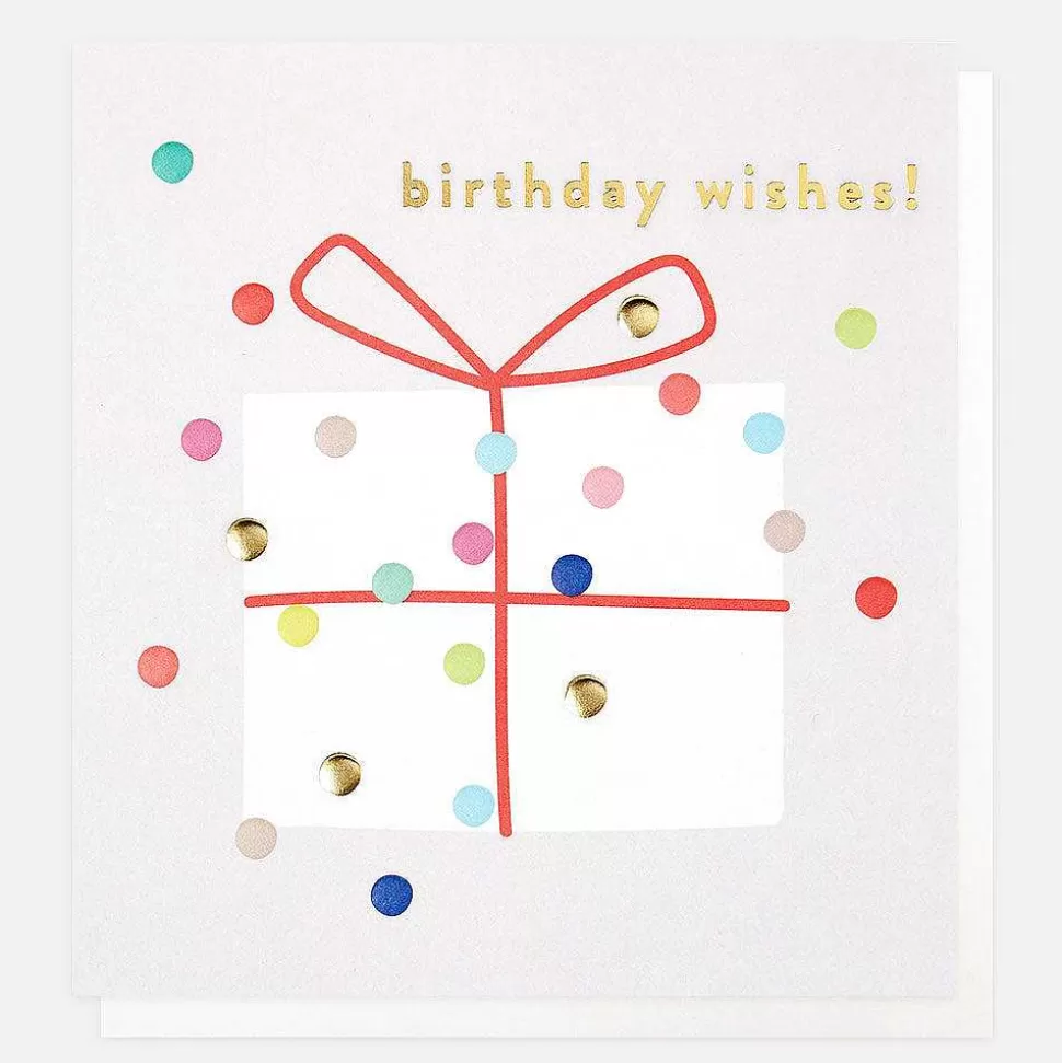 Cheap Dotty Present Birthday Card For Them