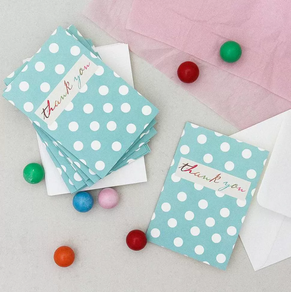 Store Dotty Thank You Notecards Pack Of 10 Thank You Cards