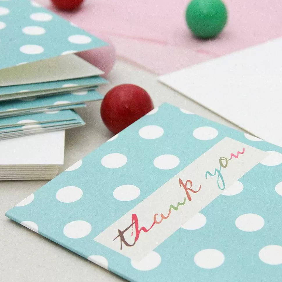Store Dotty Thank You Notecards Pack Of 10 Thank You Cards