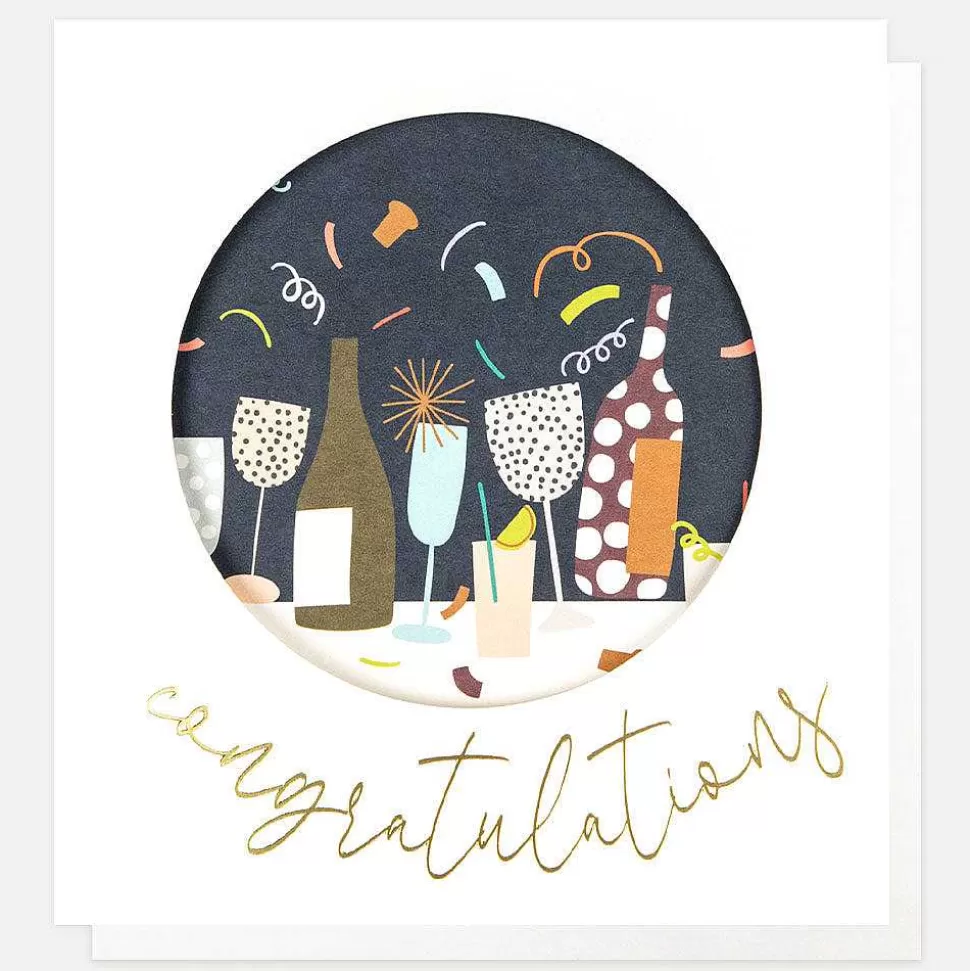 Outlet Drinks And Bottles Congratulations Card New Job Cards