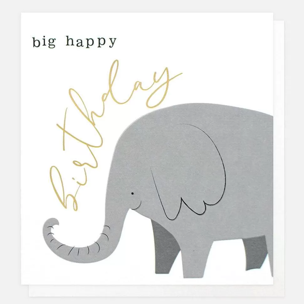 Best Sale Elephant Birthday Card For Kids