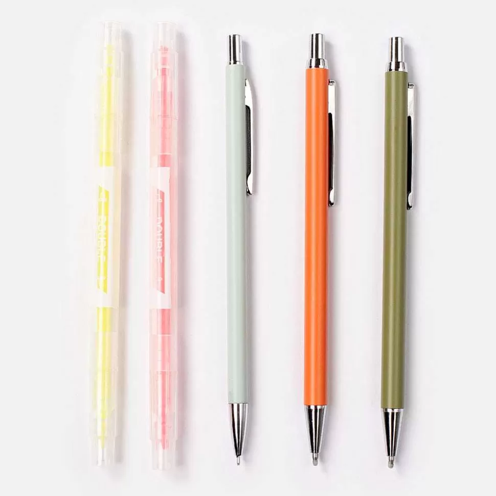 Sale Essential Desk Set Of 5 Pens Pens