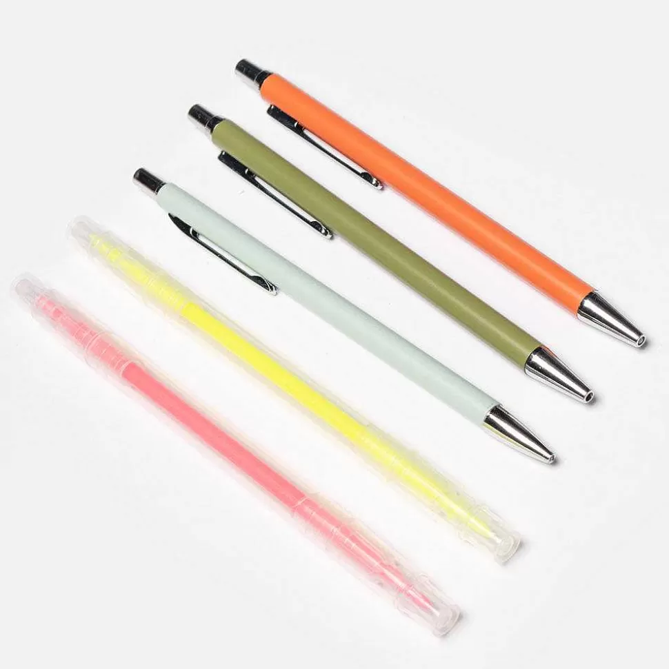 Sale Essential Desk Set Of 5 Pens Pens