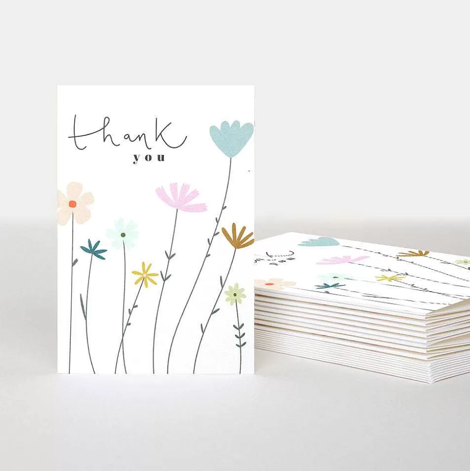 Store Fleur Floral Thank You Notecards Pack Of 10 Thank You Card Packs