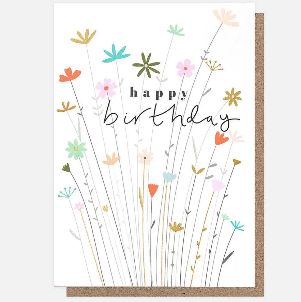 Best Sale Fleur Happy Birthday Card For Her