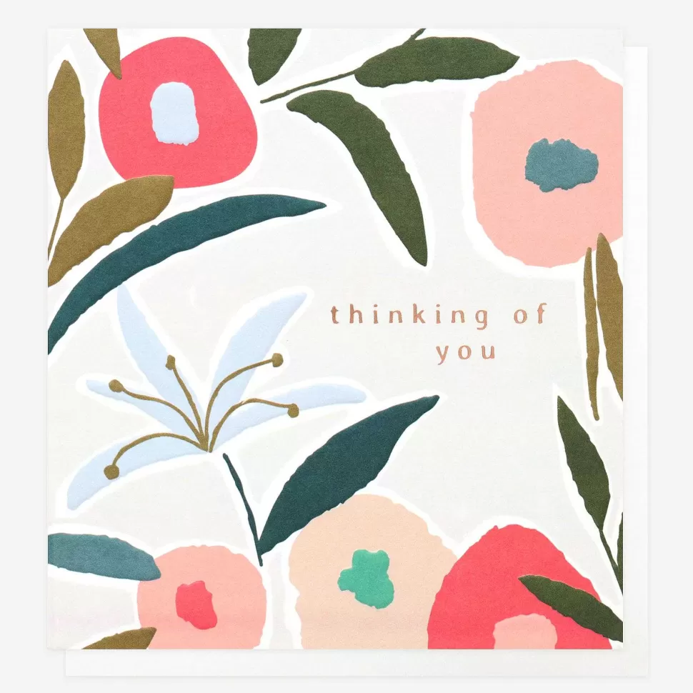 Store Floral Thinking Of You Card Sympathy Cards