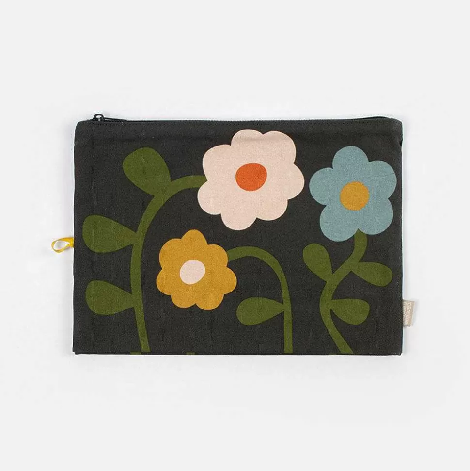 Hot Floral/Hearts Set Of 2 Travel Pouches Pouches