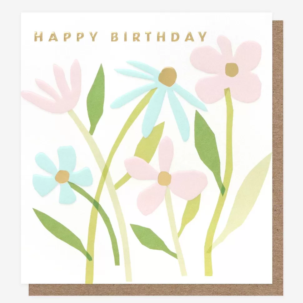 Clearance Flowers Birthday Card For Her