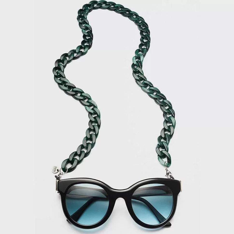 Hot Forest Green Glasses Chain Glasses Chains